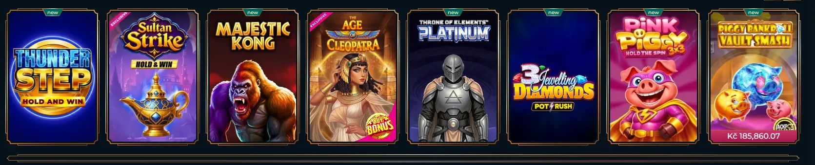 Monsterwin pokies lobby with Pragmatic Play and Hacksaw Gaming slot titles